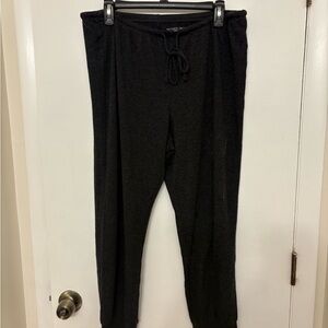Victoria's Secret dark gray lounge pants with drawstring waist jogger women’s L